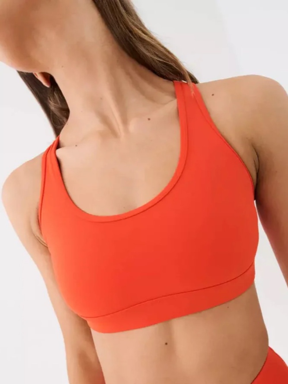 PE Nation Rudimentary Sports Bra in Cherry Red Size Small